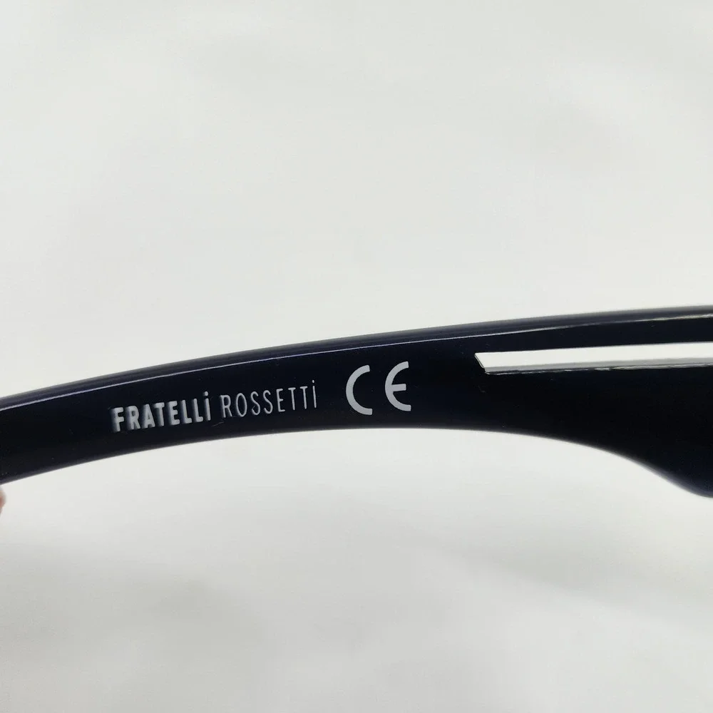 Fratelli Rossetti 4327 Sunglasses Black‎ Acetate Italy Vintage 90s Gradient Lens